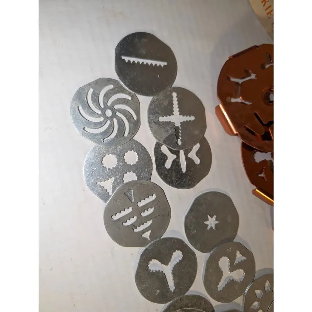 Vintage Mirro Dial-A-Cookie Set Complete Instructions Attachments